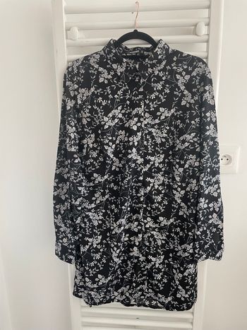 Robe chemise à fleurs - missguided - taille L 