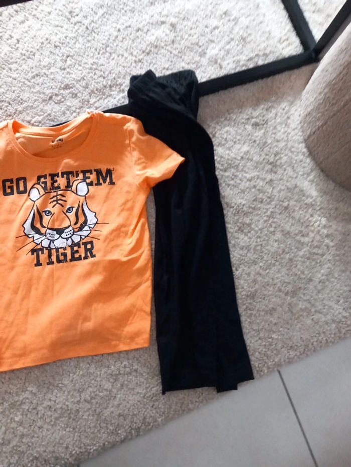 Pyjama coton tigre 3/4 ans - photo numéro 3