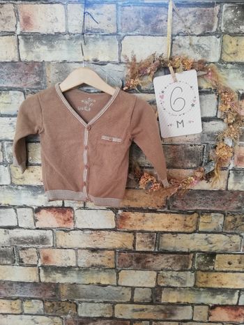 Gilet léger grain de blé 6 mois