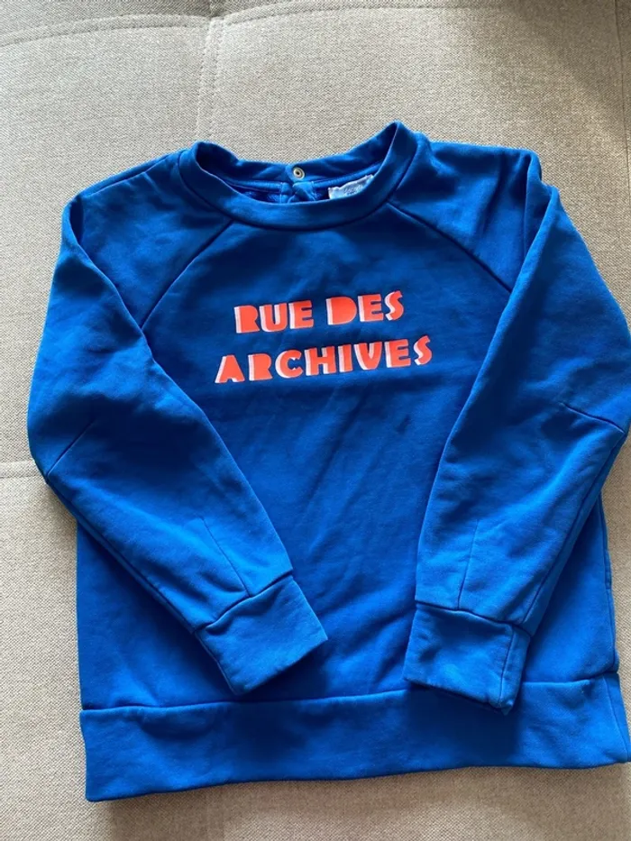 Sweat rue des archives jacadi 10 ans