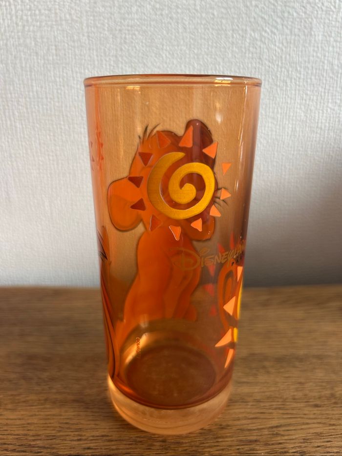 Verre portrait roi lion Disney - photo numéro 2