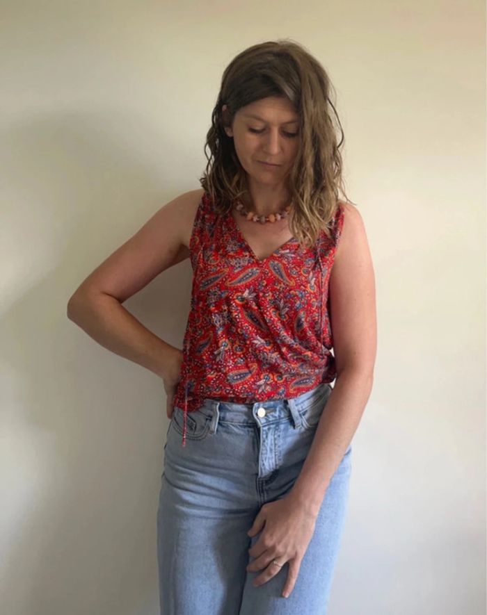 Blouse rouge Promod