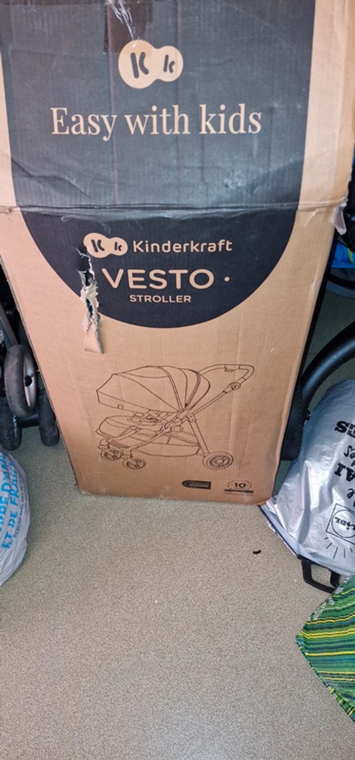 Poussette kinderkraft vesto neuf avec sac à langer - photo numéro 5