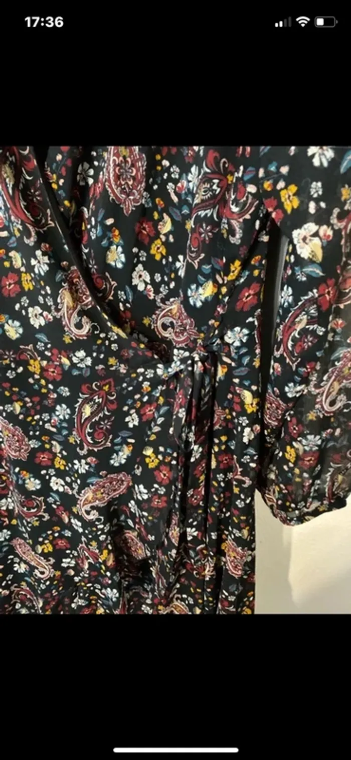 superbe robe portefeuille 50 ou 52 M&S mode - photo numéro 7