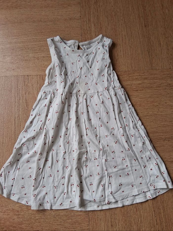 Robe été motif cerise