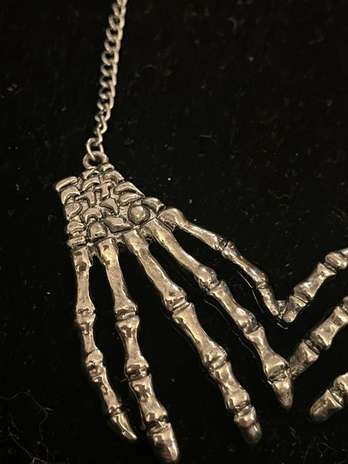 collier argenté réglable - photo numéro 3