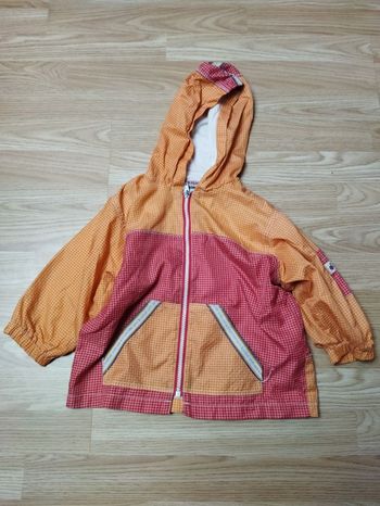 Imperméable 18 mois NAF NAF orange et rouge