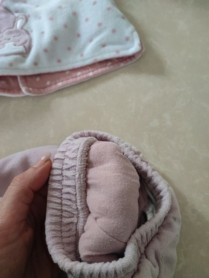 Adorable ensemble chaud  molletonné 🐰 1 mois - photo numéro 4