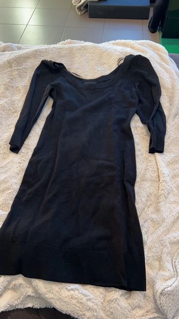Robe col rond manches 3/4