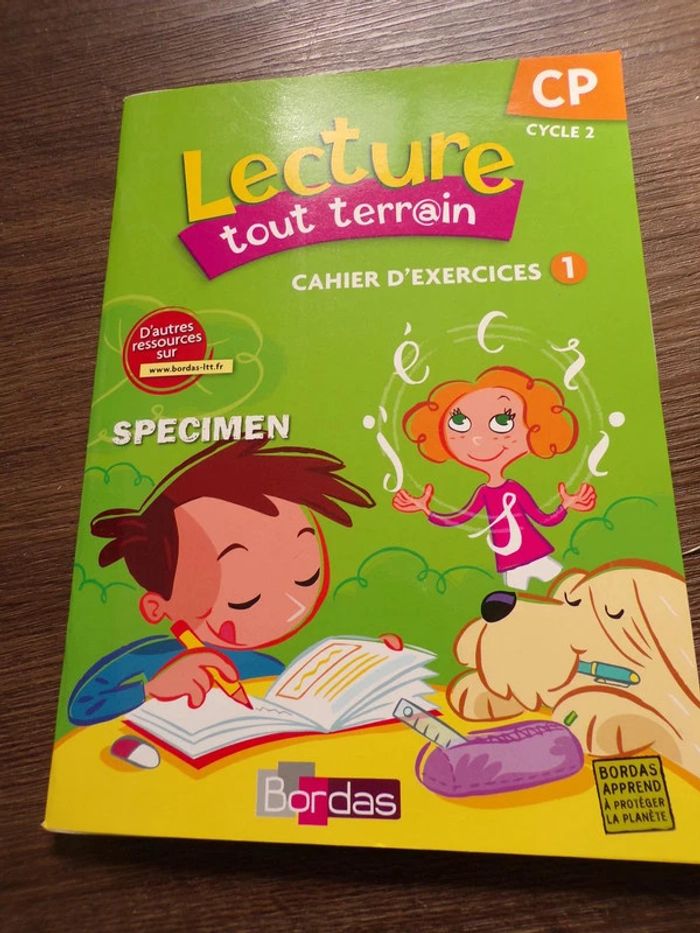 Lecture tout terrain Cahier D'excercices 1 CP Bordas