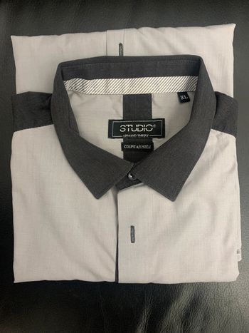 Chemise manches longues taille XL coupe ajustée Armand Thierry