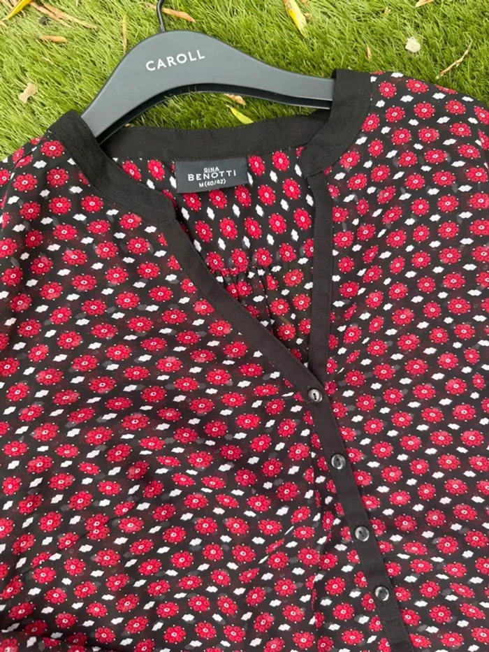 Chemise italienne Gina Benotti légère et transparente taille L 40