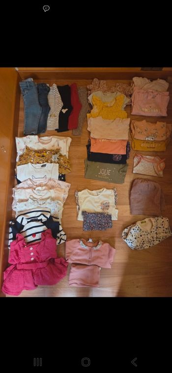 Lots vêtements fille 6 mois