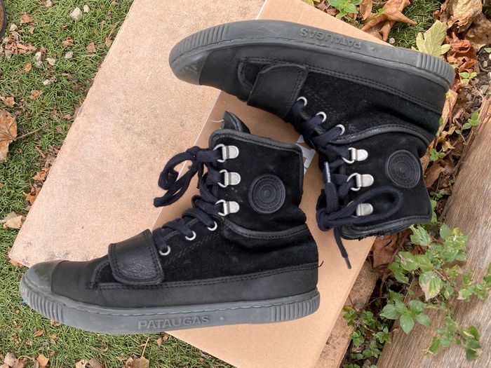 Chaussures montantes noires Baldo Pataugas 31 - photo numéro 7