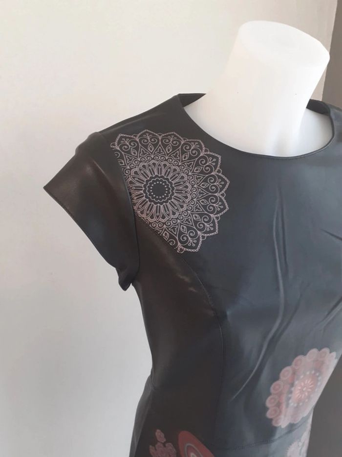 Robe noire simili cuir neuve t m/l .101 idees - photo numéro 3