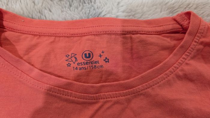 T-Shirt U Essentiel taille 14 ans - photo numéro 3