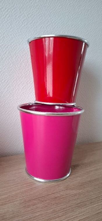 2 Pots en métal