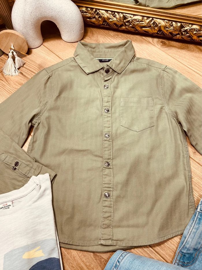 Taille 6 ans ensemble 3p garçon TAO Kiabi vert bleu * pastel * 💙 - photo numéro 2