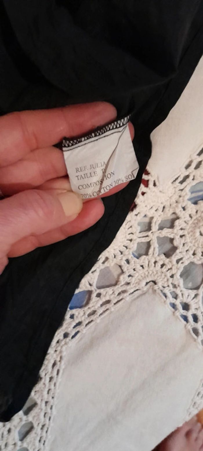 Chemisette manches courtes soie et coton - photo numéro 5