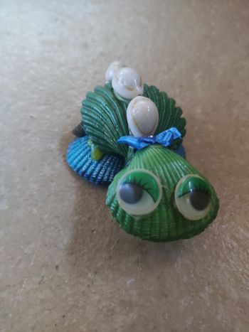 Tortue en coquillage