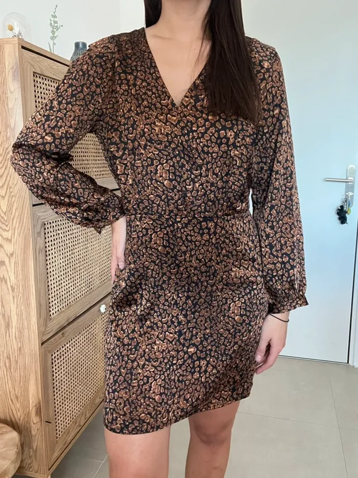 Robe marron et noire Ema Blues - photo numéro 4