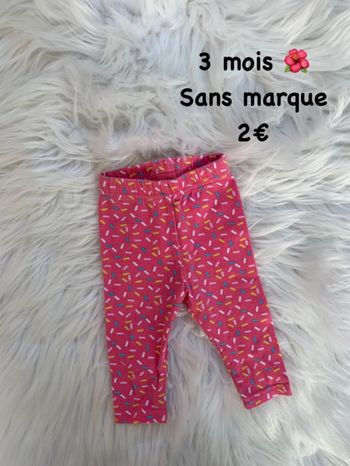 Legging 🌺 3 mois 🌺 Sans marque
