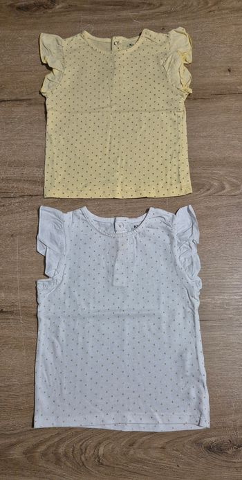 Lot t-shirts MC 18 mois