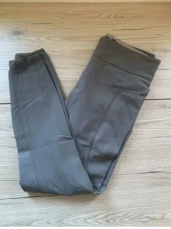 Legging Full Grip Pikeur – Gris Clair – Très Bon État – Strass – Taille L