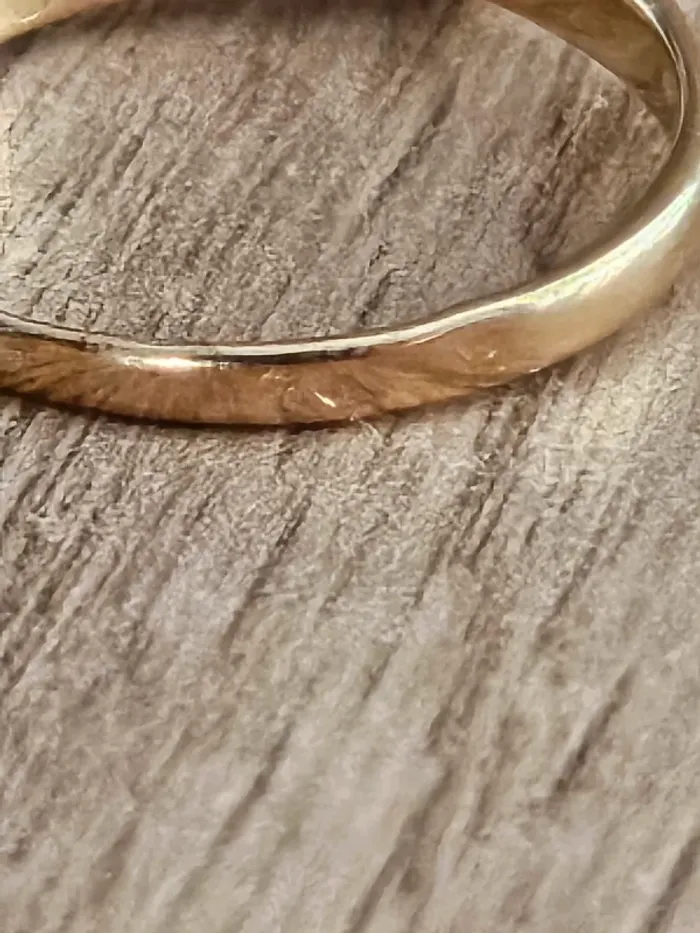 Bague or 18 carats – Taille 53/54 – pierre blanche scintillante - photo numéro 10