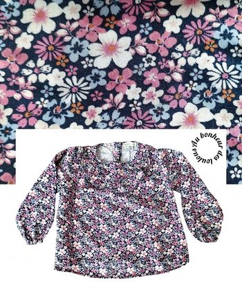 3 ans blouse teeshirt Vertbaudet 94 cm (taille 2-3 ans