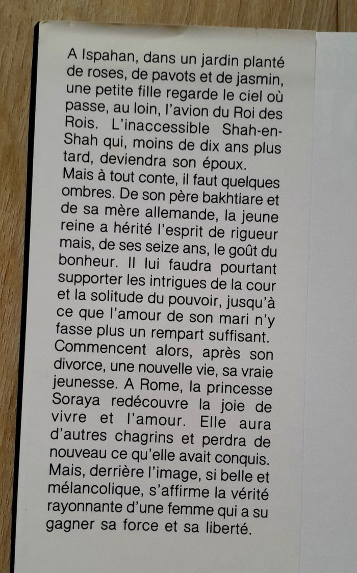 son Altesse impériale le princesse Soraya Esfandiary Bakhtiary - le palais des solitudes - photo numéro 4