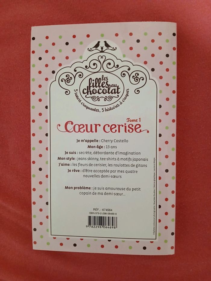Livre Coeur Cerise (Les filles au chocolat - Cathy Cassidy) - photo numéro 2