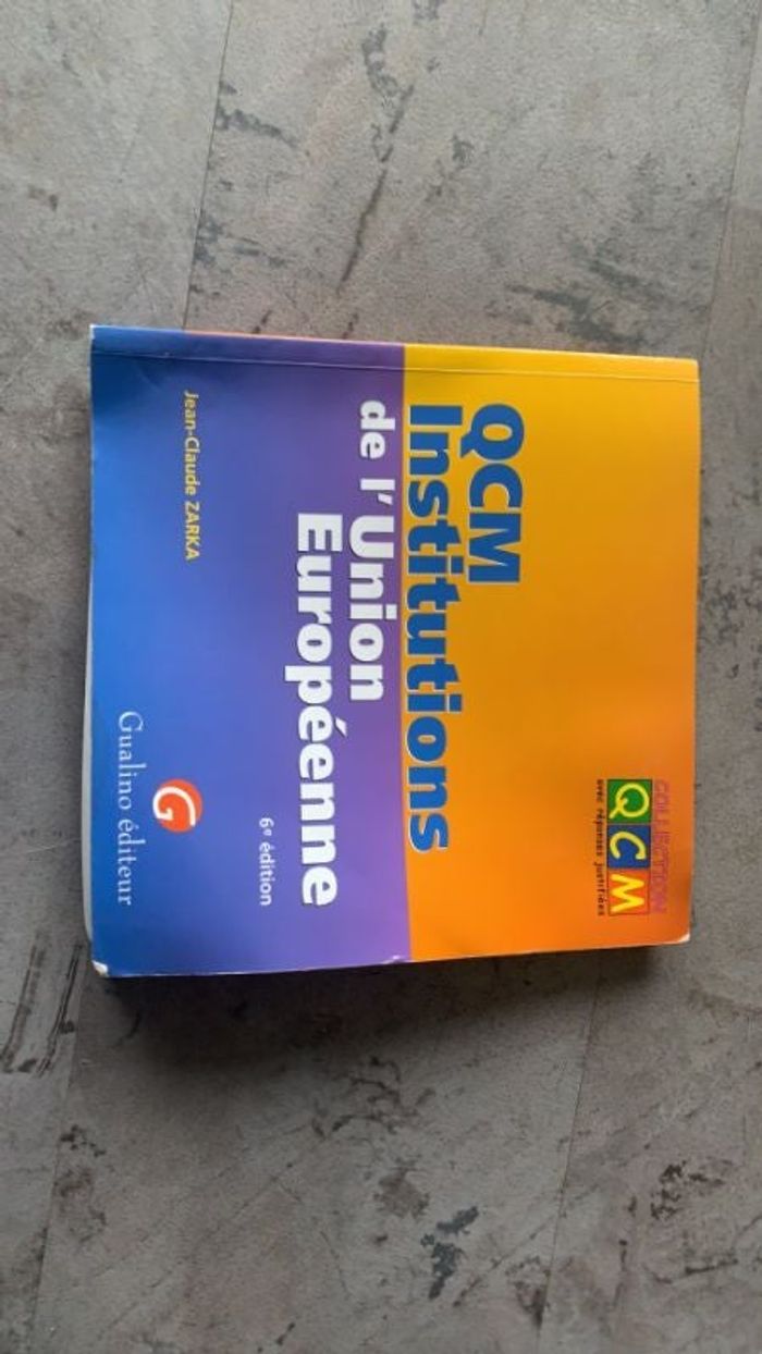 QCM Institutions de l'Union européenne