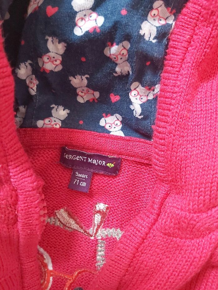 🦋 Gilet zippé SM 9 mois - photo numéro 4