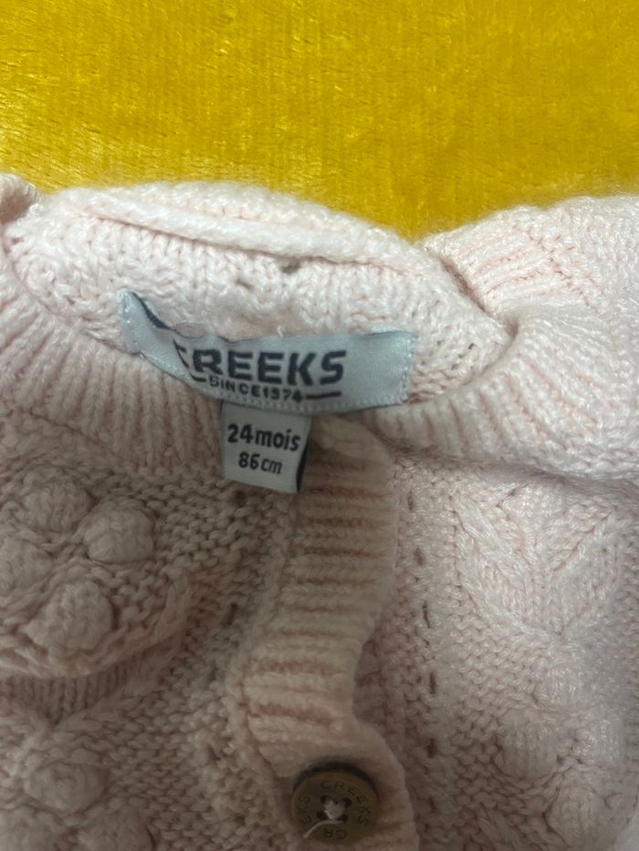 Gilet pull fille 24 mois - photo numéro 2