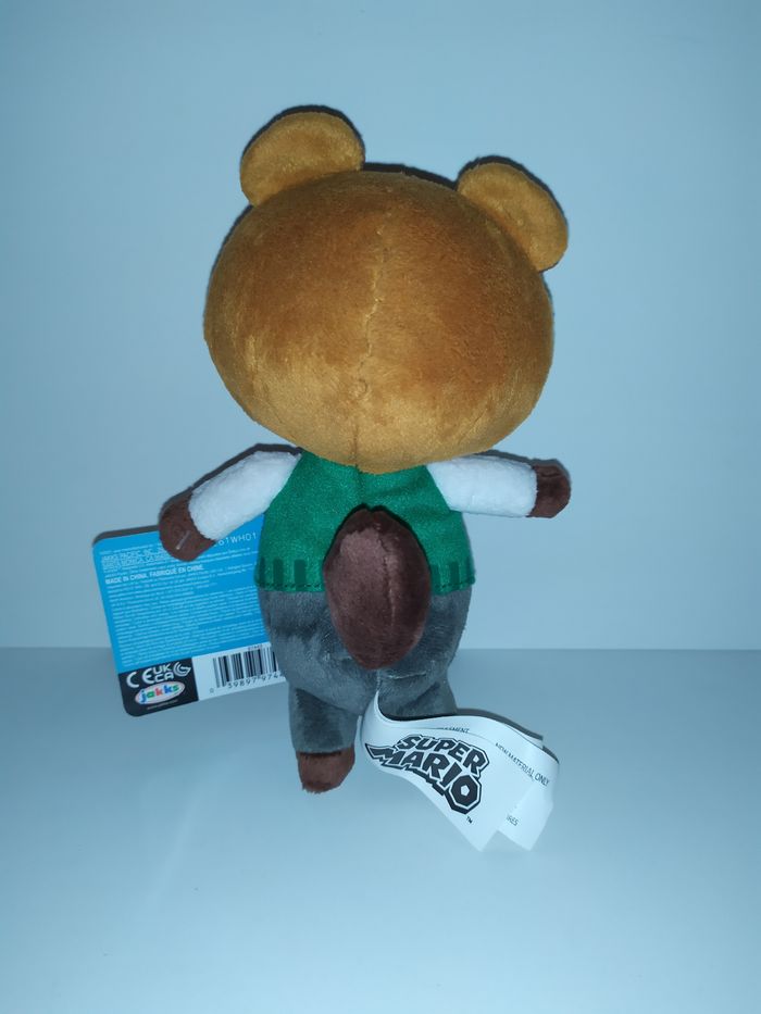 Peluche Animal crossing new leaf Tom Nook Nintendo officiel Jakks neuf - photo numéro 2