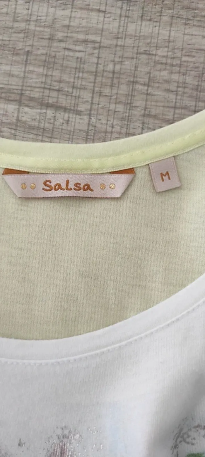 Salsa tee-shirt femme taille M très bon état - photo numéro 3