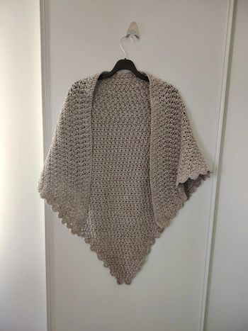 cape beige fait main