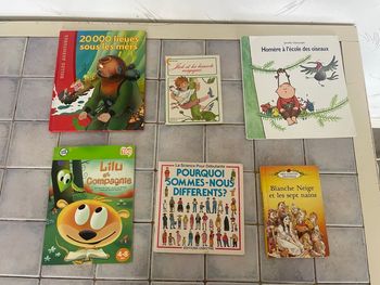 Lot de 6 livres pour enfant