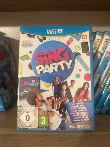 Sing party jeu Wii u chansons chant