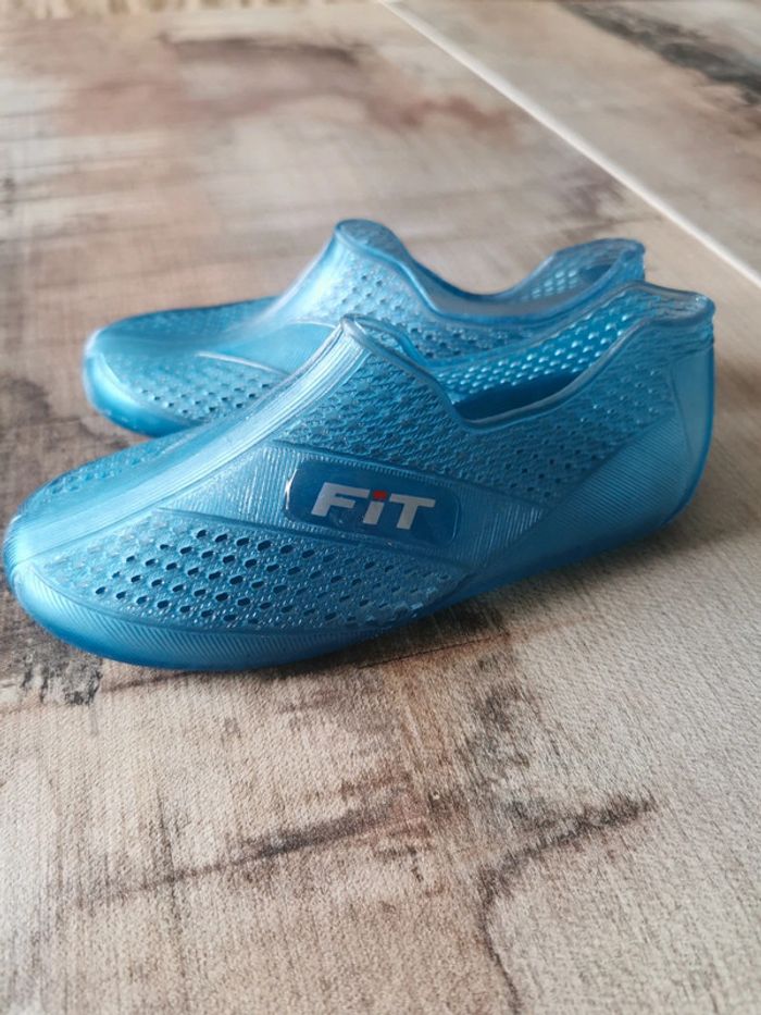 🌸Chaussures aquatique plage pêche Fit pointure 27 mixte bleu - photo numéro 3