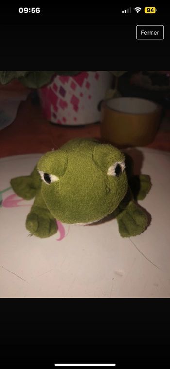 Peluche grenouille