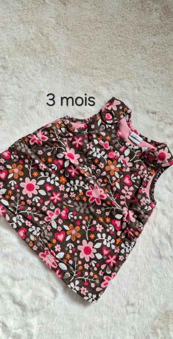 Robe velours H&M 3 mois