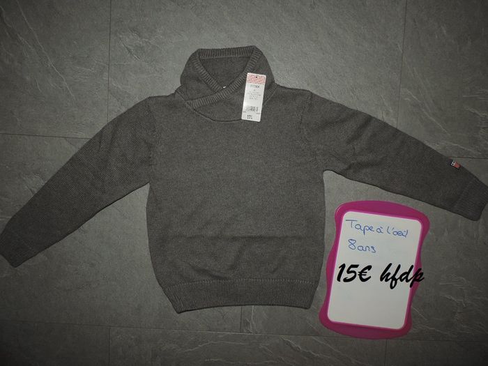 pull tape à l'oeil taille 8 ans