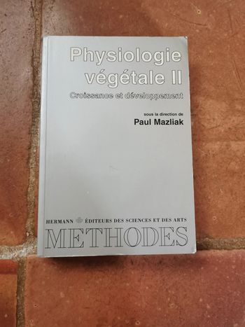 Physiologie végétale II. Croissance et développement