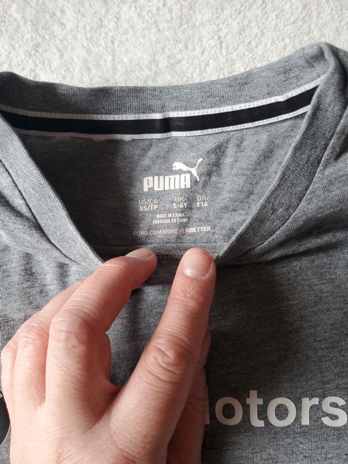 Tee shirt puma 5/6 ans - photo numéro 2