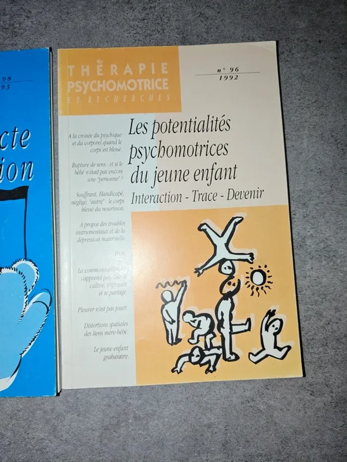 Thérapie psychomotrice recherches 96 et 98 - photo numéro 3