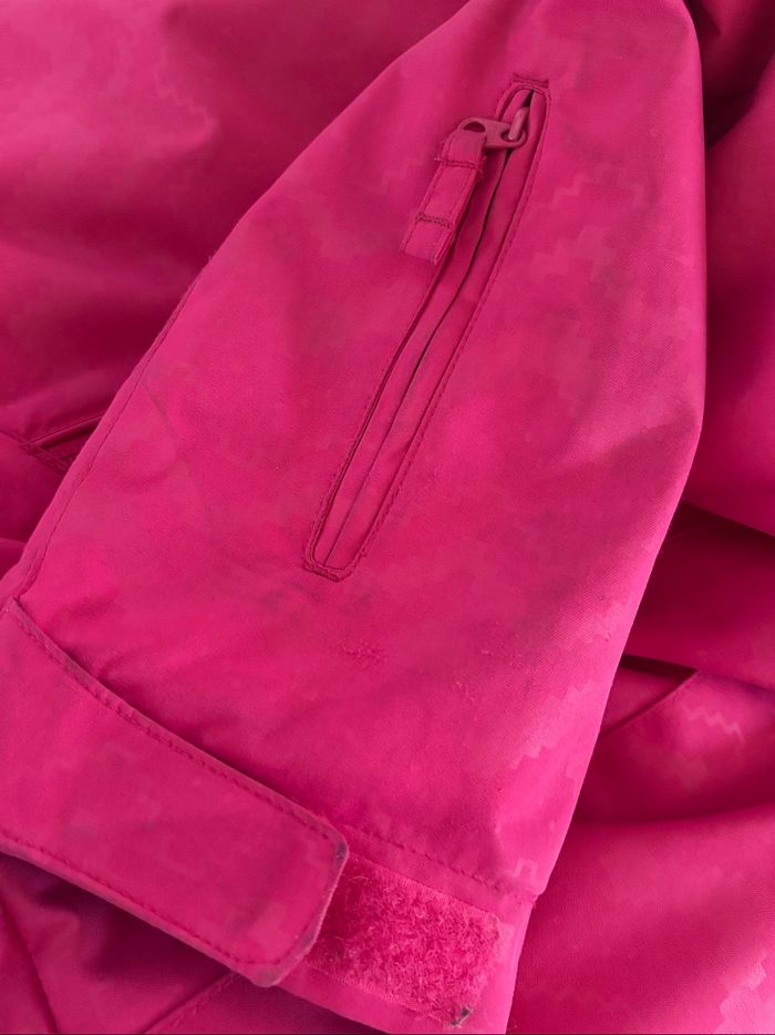 Manteau de ski fille 12 ans Roxy rose capuche fausse fourrure - photo numéro 10