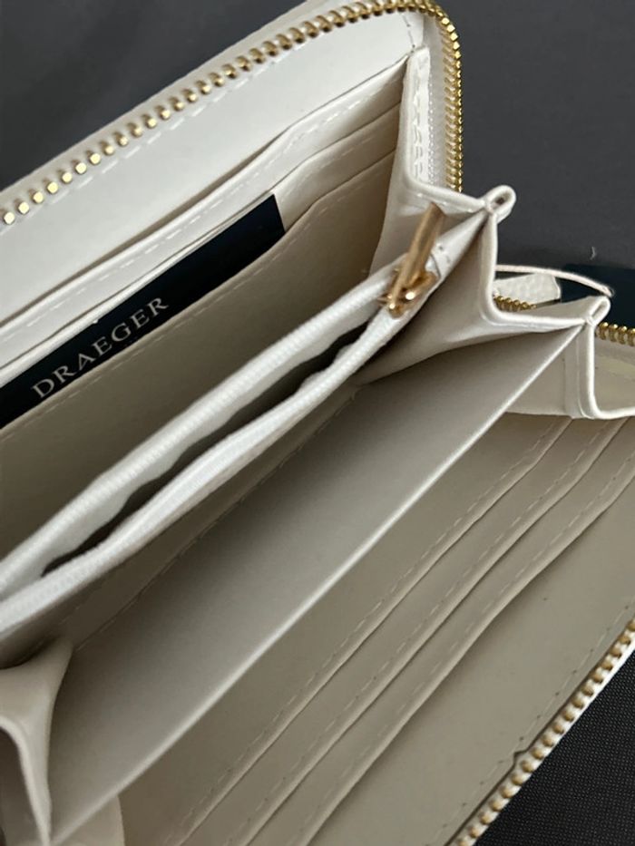 Pochette blanche femme / Cœur / Portefeuille Draeger - photo numéro 4