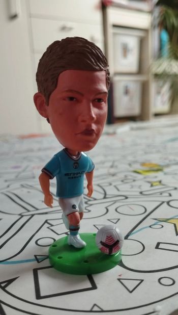 Petite figurine football neuve Kevin de Bruyne Manchester City